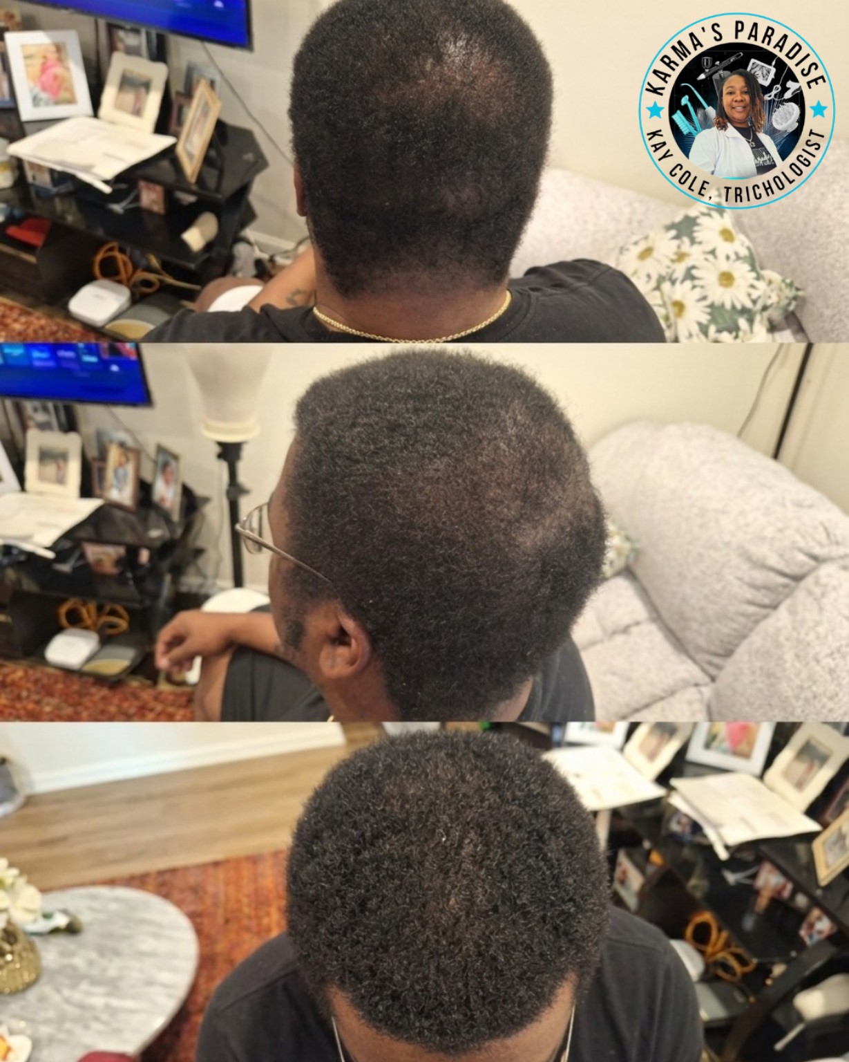 Crown progress views from multiple angles